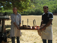 Castelas Meat Served