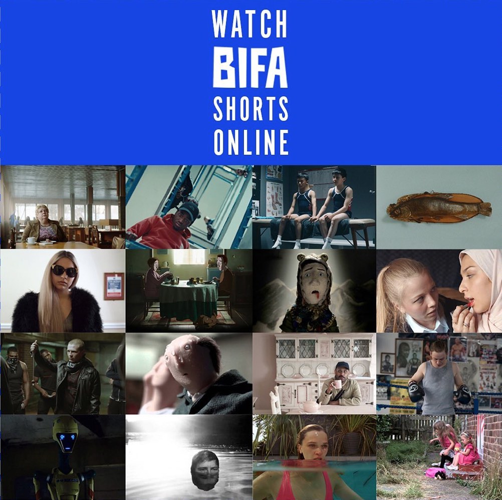 BIFA mock-up of great short films to watch in lockdown